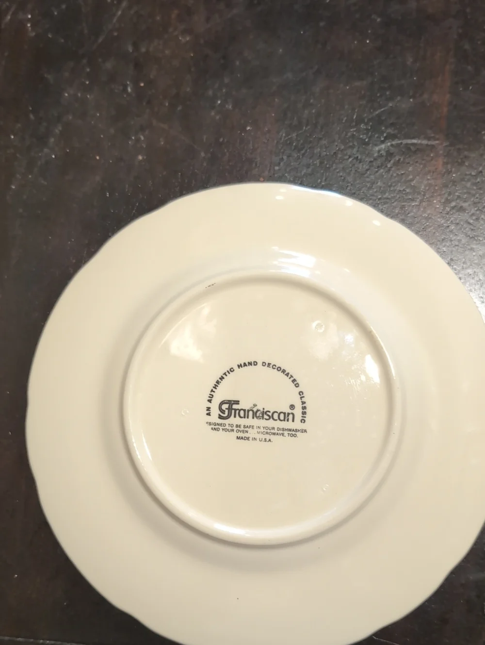 Three (3) Franciscan Desert Rose Bread Butter Dessert Appetizer Plates 6 3/8